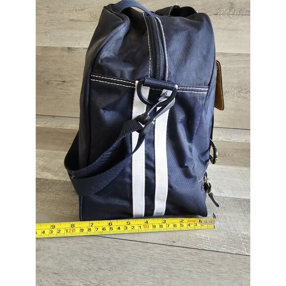 Vtg EASTSPORT Duffle Bag Navy Blue Medium Gym TRAVEL Weekender Duffle 1990s - Picture 10 of 12